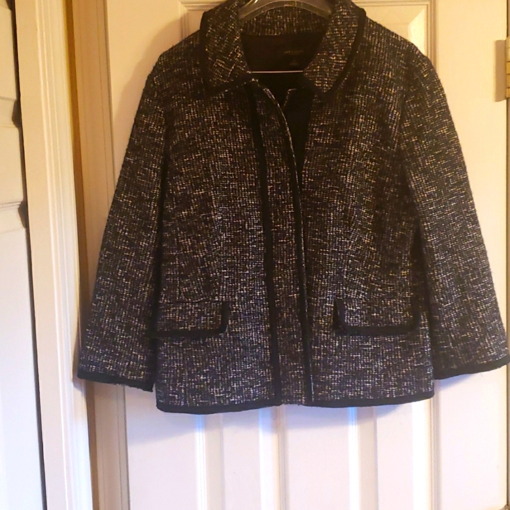Ann Taylor Tweed Blazer size 12